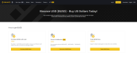 The official site of Binance USD cryptocurrency